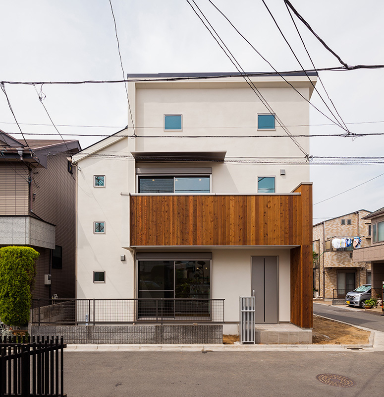 建築家の自邸外観