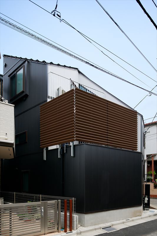 北区狭小住宅外観